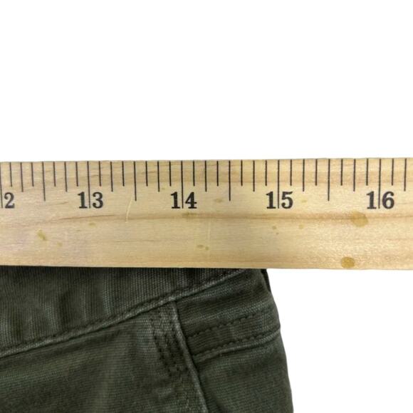 Duluth Trading Women’s Curvesetter Cargo Work Pants Olive Green Flex Utility - Picture 6 of 8